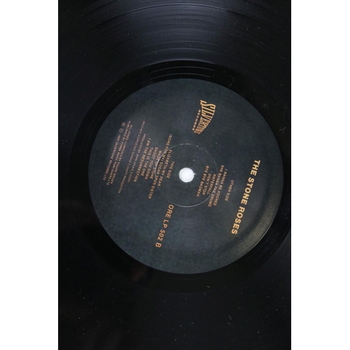 1484 - Vinyl - Two The Stone Roses self titled LPs to include ORELP502, not embossed, gold lettering, and 2... 