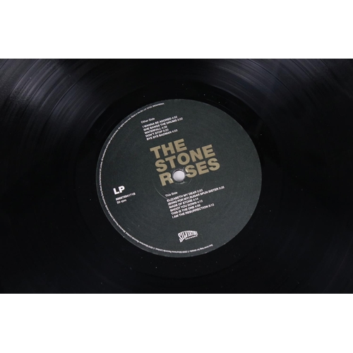 1484 - Vinyl - Two The Stone Roses self titled LPs to include ORELP502, not embossed, gold lettering, and 2... 