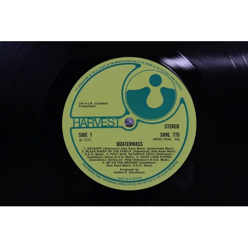 1487 - Vinyl - Quatermass self titled LP on Harvest SVHL775 stereo, gatefold sleeve, no EMI logo to label, ... 