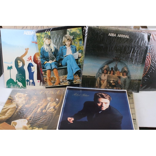 248 - Vinyl - Collection of over 100 rock & pop LP's including Paul Simon, America, Allman Brothers, Dire ... 