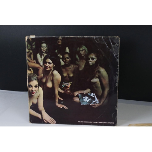 9 - Vinyl - Jimi Hendrix Electric Ladyland LP on Track 613008/9 with inner with blue lettering with Jimi... 