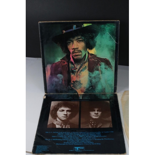 9 - Vinyl - Jimi Hendrix Electric Ladyland LP on Track 613008/9 with inner with blue lettering with Jimi... 