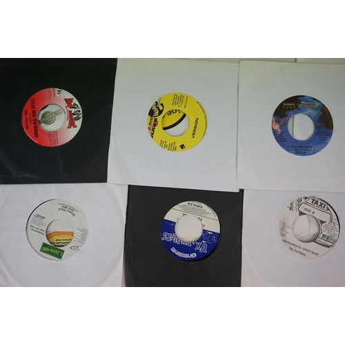 1474A - Vinyl - Approx 60 Dancehall 45's from various labels, mainly in plain sleeves.  Condition varies