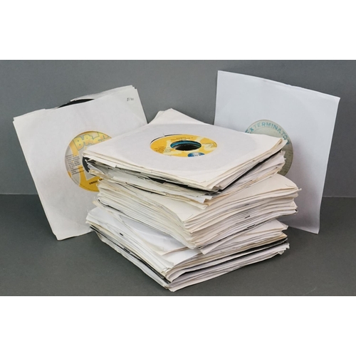 1474A - Vinyl - Approx 60 Dancehall 45's from various labels, mainly in plain sleeves.  Condition varies