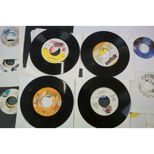 1474A - Vinyl - Approx 60 Dancehall 45's from various labels, mainly in plain sleeves.  Condition varies