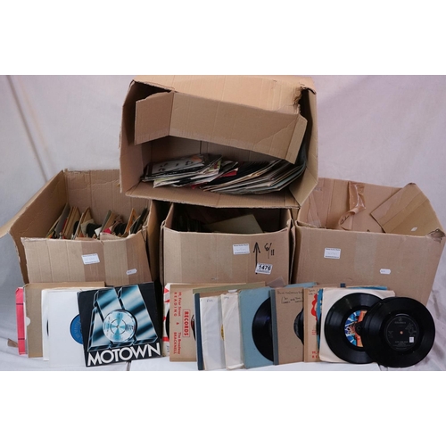 1476 - Vinyl - Large quantity of 45s spanning the genres and decades, within picture / company sleeves, som... 