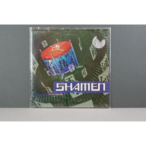 1287 - Vinyl - Shamen Different Drum, En-tact, On Air-the BBC Sessions and Boss Drum, also Axis Mutating 4 ... 