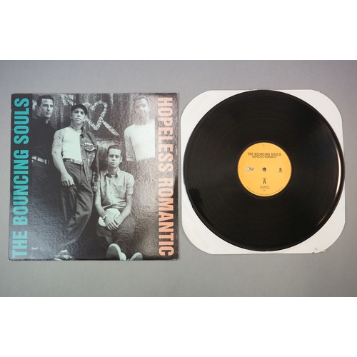 308 - Vinyl - The Bouncing Souls Hopeless Romantic LP on Epitaph 86550-1, with insert, sleeve vg+, vinyl e... 