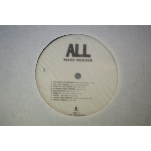 309 - Vinyl - All Mass Nerder LP on Epitah 86531-1 with insert, sleeve vg++, vinyl vg+ with smudge marks a... 