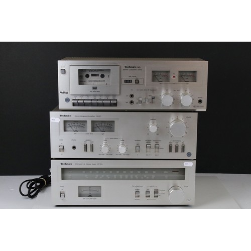 1451 - Music / Hi-Fi Equipment - Technics SL-B2 turntable, Technics M5 cassette deck, Technics SU-Z1 amplif... 