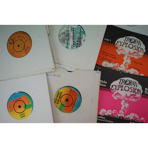 1458A - Vinyl - Approximately 50 Reggae 45s to include Bob Marley & The Wailers, Inner Circle, Emporer Rosko... 