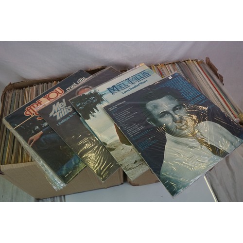 1364 - Vinyl - Over 200 LPs to include Country, MOR, Pop etc, sleeves and vinyl vg+ (two boxes)