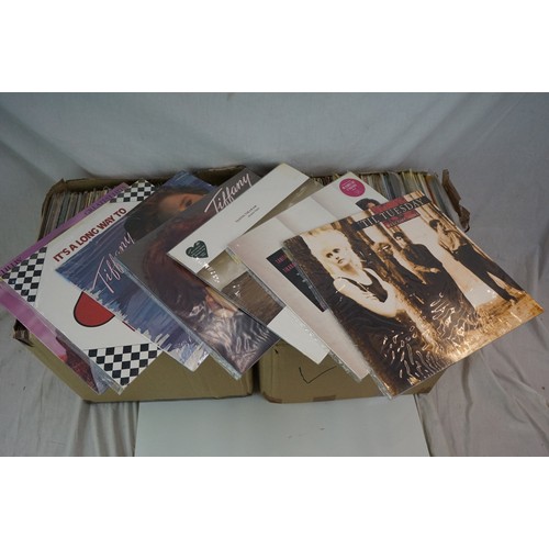 1364 - Vinyl - Over 200 LPs to include Country, MOR, Pop etc, sleeves and vinyl vg+ (two boxes)