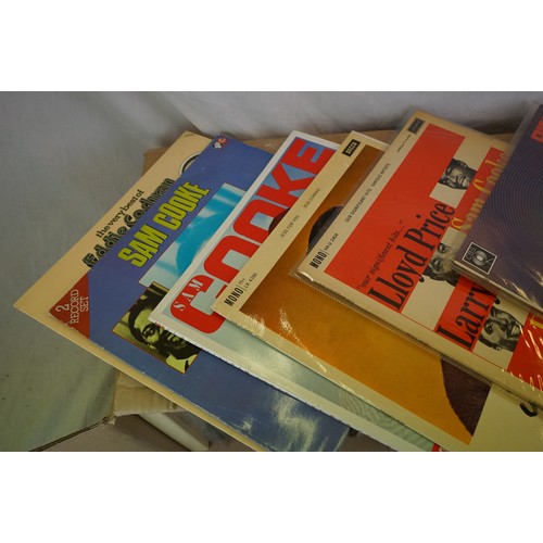 1448 - Vinyl - Approx 100 Rock & Roll LP's featuring Eddie Cochran, Buddy Holly, Frankie Avalon, some compi... 