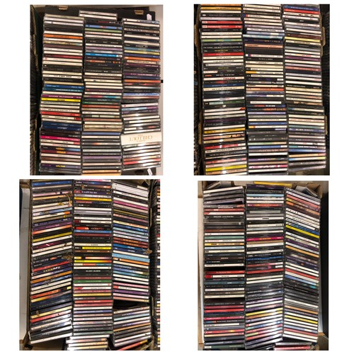 268A - CD's - over 500 CD's spanning genres and decades including many pop and rock and some compilations