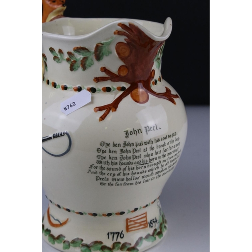 19 - Crown Devon Fieldings ' John Peel ' musical hunting jug.