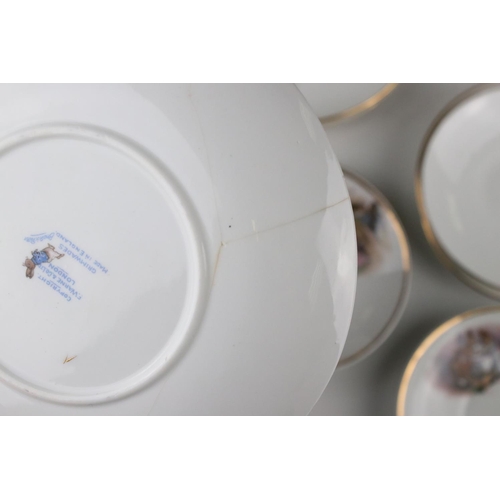 8 - Collection of Grimwades Beatrix Potter Tea Ware to include Saucers, Plates, Teapot, and Jugs (approx... 