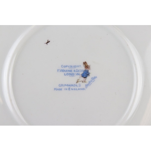 8 - Collection of Grimwades Beatrix Potter Tea Ware to include Saucers, Plates, Teapot, and Jugs (approx... 