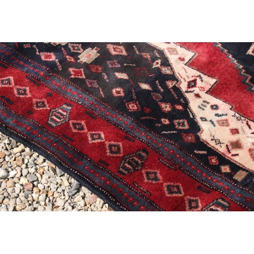 792 - Thick pile, deep ground, persian village carpet