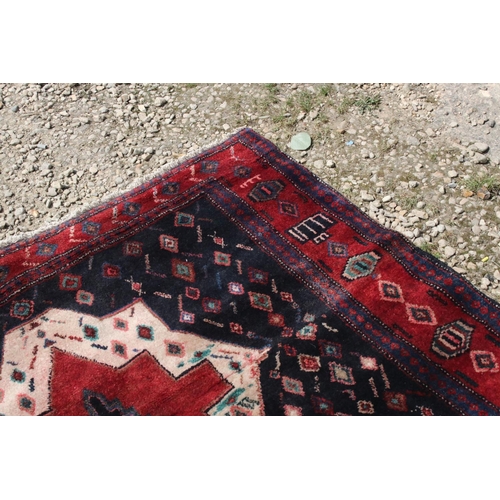 792 - Thick pile, deep ground, persian village carpet