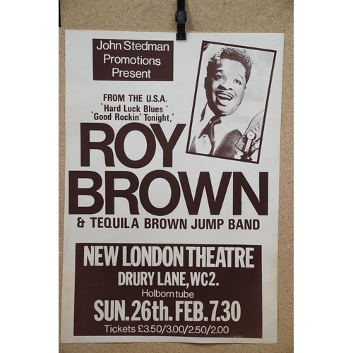 11 - Music Poster - Four John Stedman Promotions Present... blues concert posters, to include Professor L... 