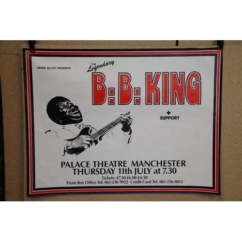 14 - Music Poster - Two B.B. King concert posters, to include Hammersmith Odeon April 1980, approx. 30 x ... 