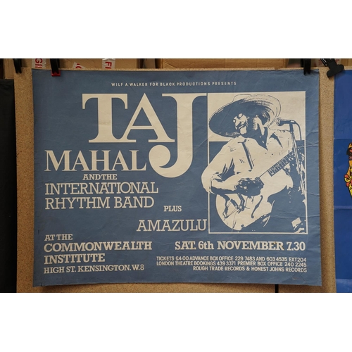 5 - Music Poster - Taj Mahal concert poster from Sat 6th November at the Commonwealth Institute, London,... 