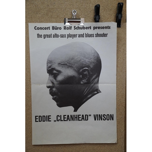 7 - Music Poster - Seven Overseas Festival / Concert posters to include BB King & Band Geneva 22ns Sept ... 