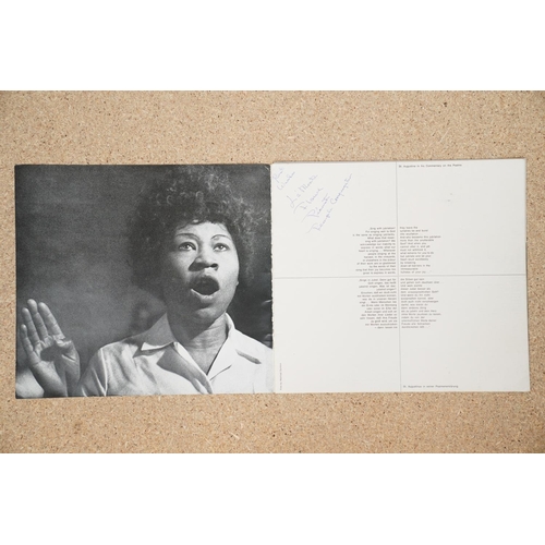 19 - Autographed Music Memorabilia - Spiritual and Gospel Festival 1963 English / German programme signed... 