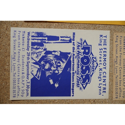 47 - Music Memorabilia - Small collection of blues handbills to include John Lee Hooker at The Comeback I... 