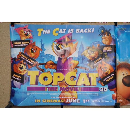 118 - Film Poster - Collection of children's movie posters to include Top Cat, Magic Round About, Thomas t... 