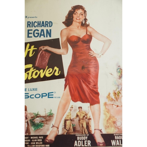 119 - Film Poster - Framed & glazed The Revolt of Marnie Stover film poster starring Jane Russell and Rich... 