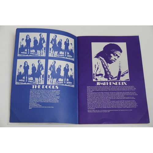 71 - Music Memorabilia - Isle Of Wight 1970 festival programme.  A fair amount of buffering and creasing ... 