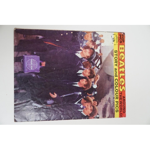 72 - Music Memorabilia - The Beatles Around The World photograph magazine covering French and US tours fr... 