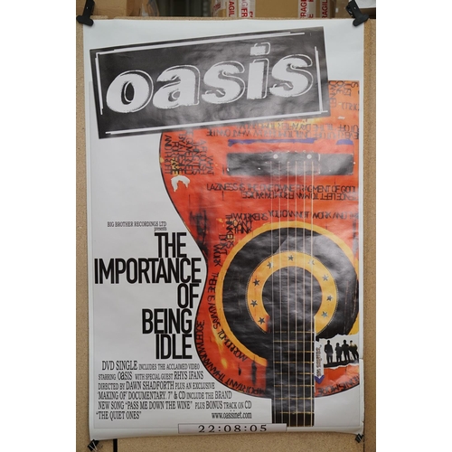 77 - Music Memorabilia - OASIS 4 x Large subway promo posters to include Lyla, Be Here Now, Stand By Me, ... 