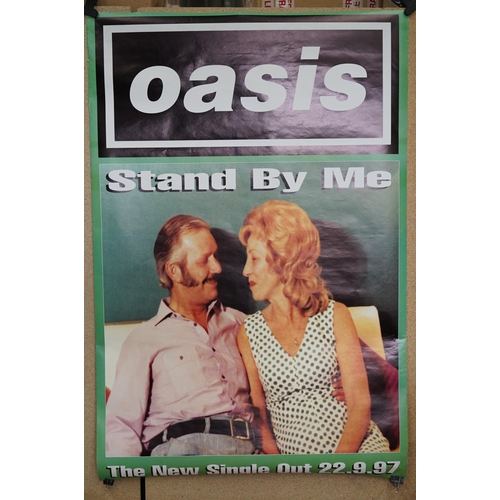 77 - Music Memorabilia - OASIS 4 x Large subway promo posters to include Lyla, Be Here Now, Stand By Me, ... 