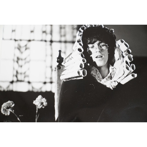 81 - Music Memorabilia - The Rolling Stones Keith Richards hand printed photo taken from the negative of ... 