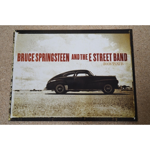 98 - Music Memorabilia - Bruce Springsteen - Four programmes to include 2006 American Land Tour, 2008 Tou... 