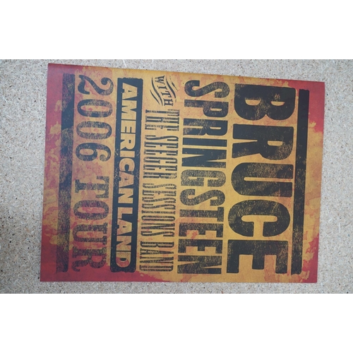 98 - Music Memorabilia - Bruce Springsteen - Four programmes to include 2006 American Land Tour, 2008 Tou... 