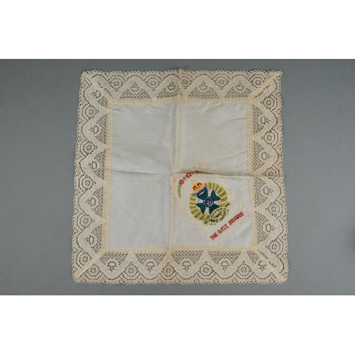 102 - A Collection Of Five Silk Handkerchief With Regimental Decoration To Include The Rifle Brigade And T... 