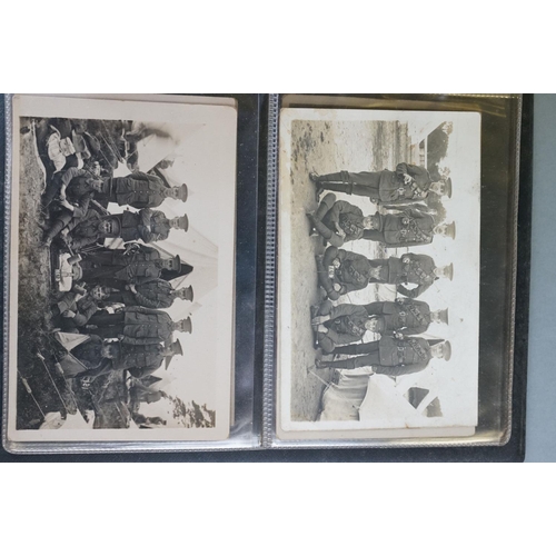 104 - A Collection Of Approx 40 Mainly British World War One Military Postcards, Mainly Real Photograph Ex... 