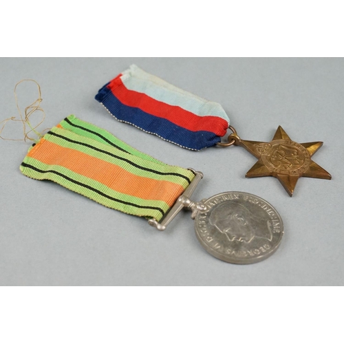 42 - A British World War Two Full Size Medal Group Of Four To Include The 1939-45 British War Medal, The ... 