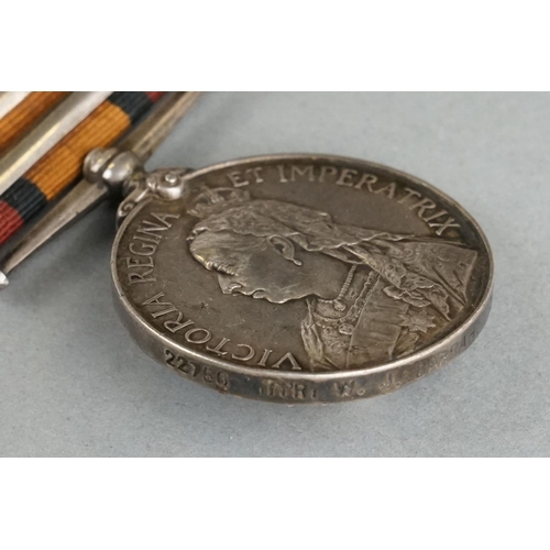 51 - A British Boer War Full Size Queens South Africa Medal With Four Clasps To Include The South Africa ... 