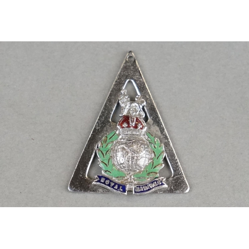 53 - A Small Group Of British Military Collectables To Include A World War Two Royal Armoured Corps Plast... 