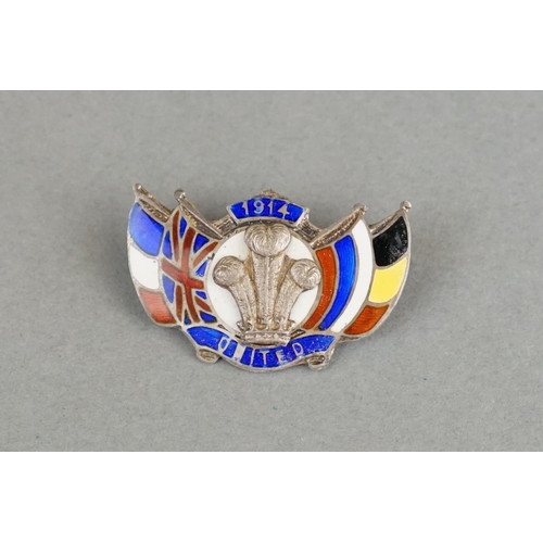 53 - A Small Group Of British Military Collectables To Include A World War Two Royal Armoured Corps Plast... 