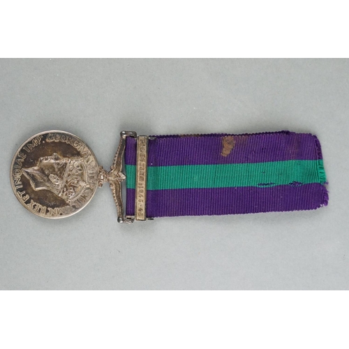 54 - A British World War Two And Palestine Medal Group To Include The 1939-1945 British War Medal And The... 