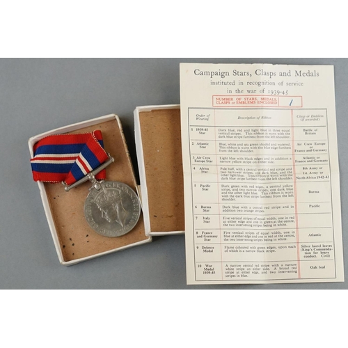 54 - A British World War Two And Palestine Medal Group To Include The 1939-1945 British War Medal And The... 