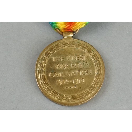 55 - A British World War One Full Size Medal Pair To Include The 1914-1918 British War Medal And The Grea... 