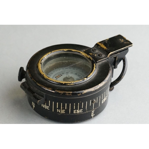 74 - A British Military World War Two MkIII Marching Compass, Maker Marked For T.G. Co. Ltd, No.B195751, ... 