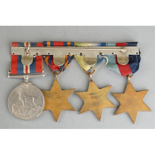 81 - A British Military World War Two Full Size Medal Group Of Four To Include The 1939-1945 British War ... 